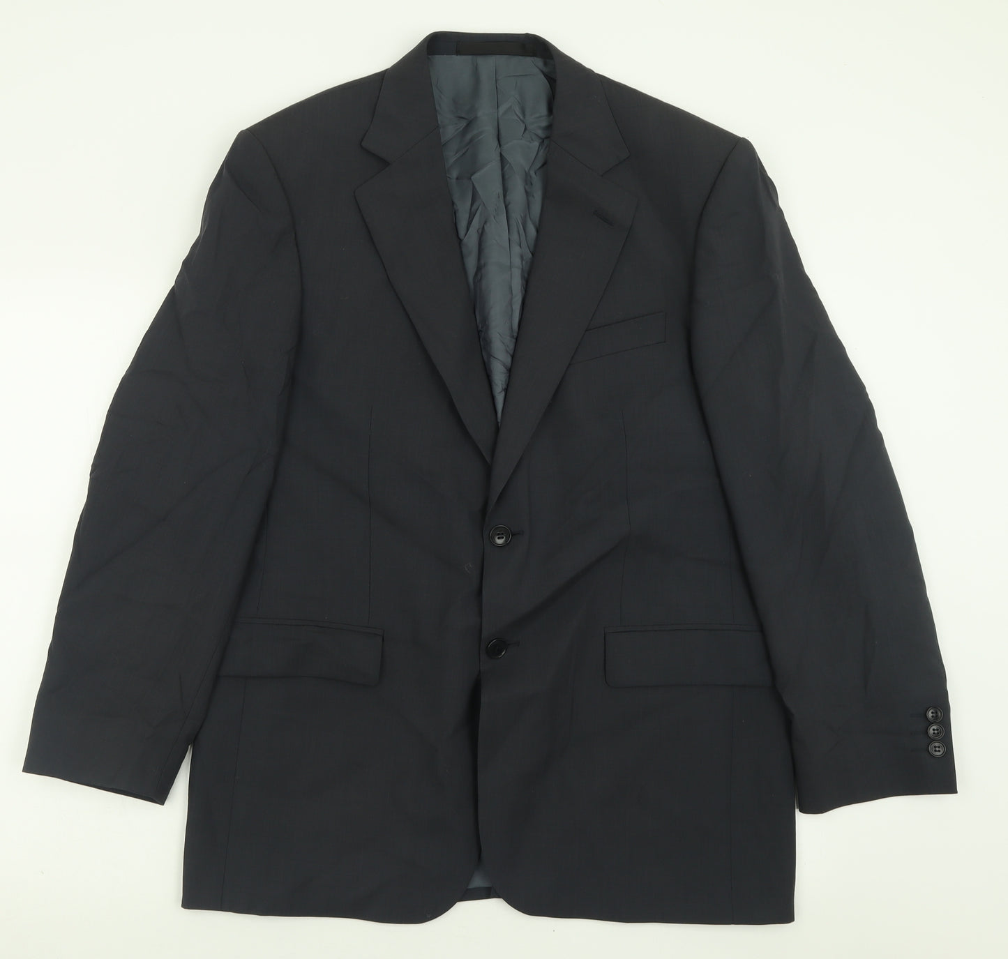 Marks and Spencer Mens Grey  Wool Jacket Suit Jacket Size 40