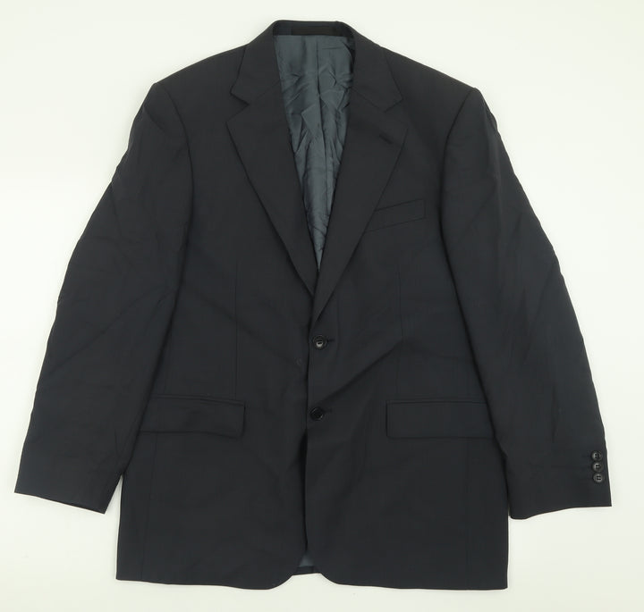 Marks and Spencer Mens Grey  Wool Jacket Suit Jacket Size 40