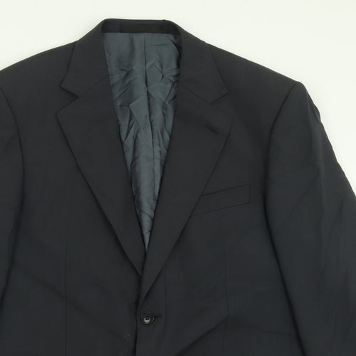 Marks and Spencer Mens Grey  Wool Jacket Suit Jacket Size 40
