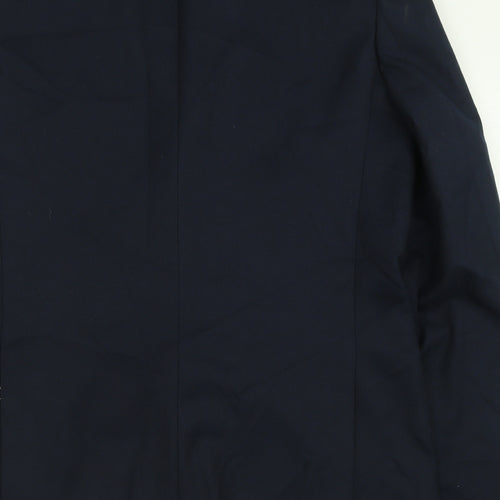 Cedar Wood State Mens Blue  Polyester Jacket Suit Jacket Size 42