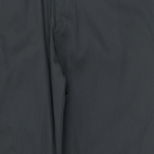 ocado Mens Grey  Polyester Cargo Trousers Size 38 in L33 in Regular Button