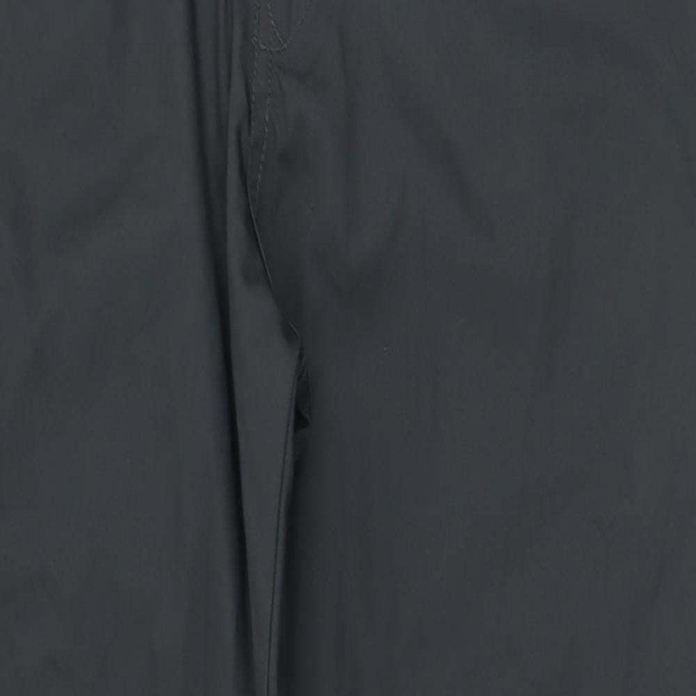 ocado Mens Grey  Polyester Cargo Trousers Size 38 in L33 in Regular Button