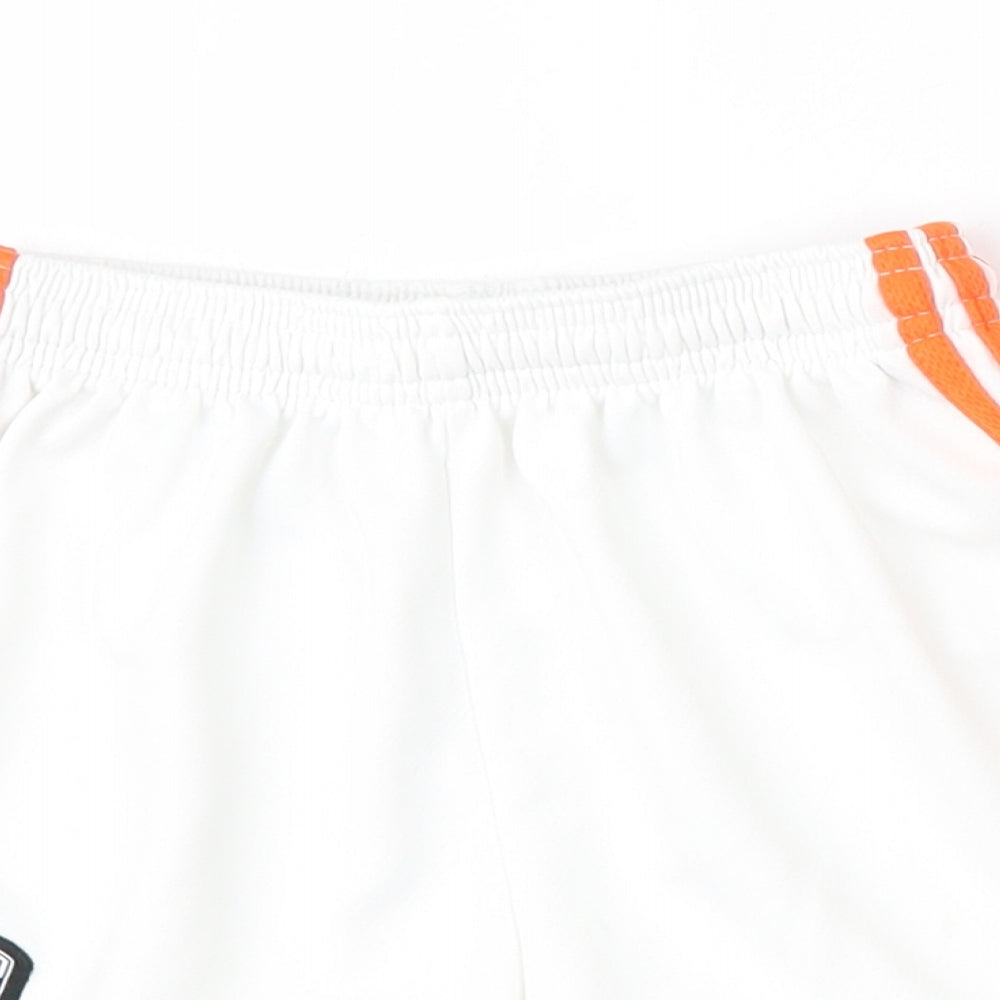 O'Neills Boys White  Polyester Sweat Shorts Size 7-8 Years  Regular Drawstring