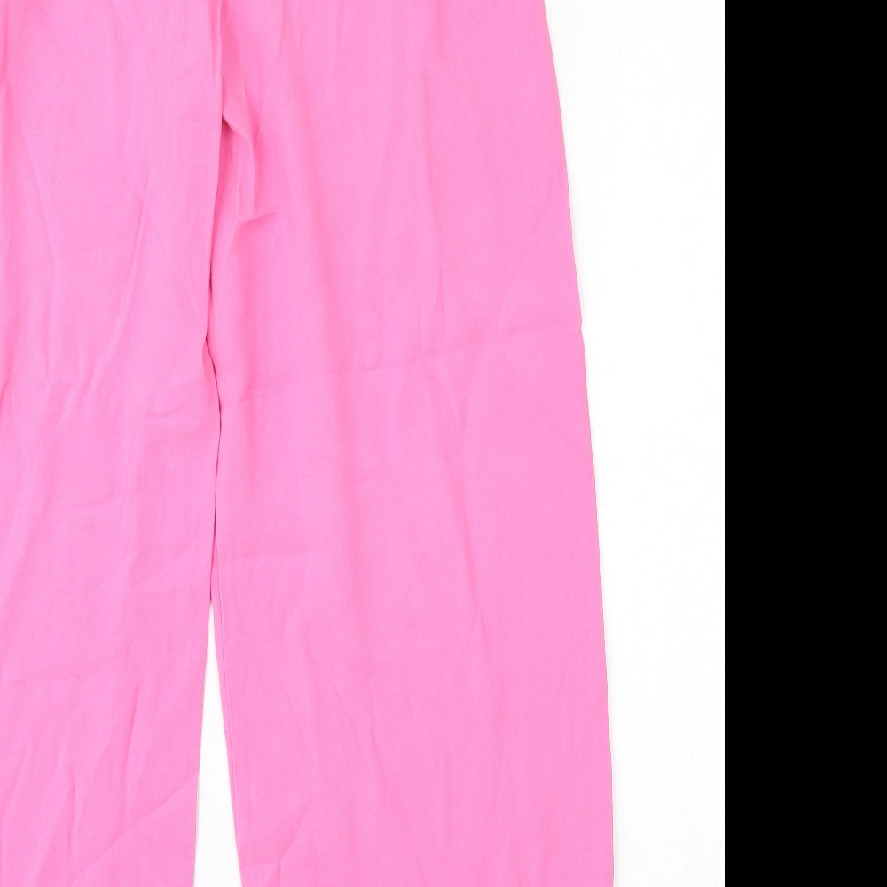 Primark Womens Pink  Viscose Trousers  Size 10 L29 in Regular