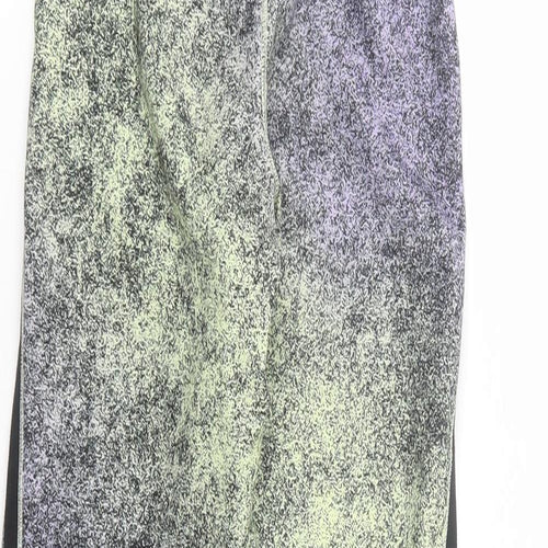 adidas Womens Multicoloured  Polyester Compression Leggings Size 6 L27 in Regular
