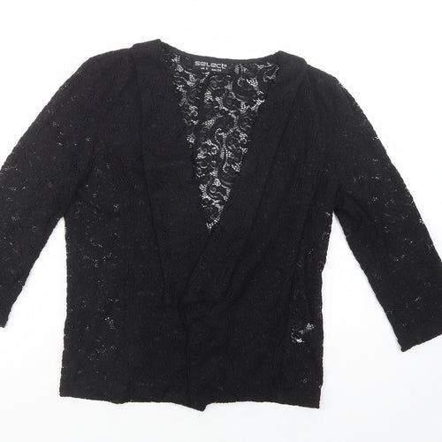 Select Womens Black   Jacket Blazer Size 6