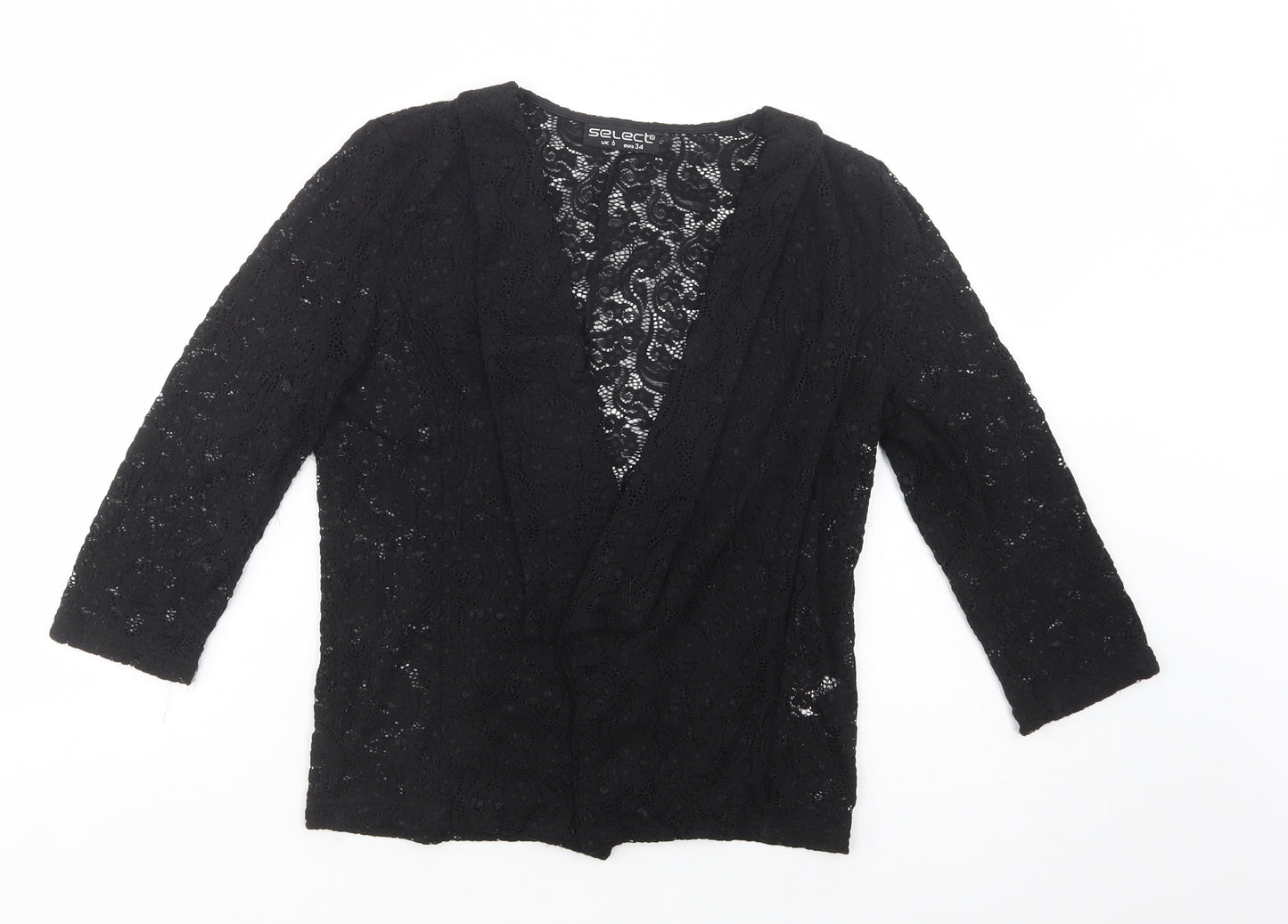 Select Womens Black   Jacket Blazer Size 6