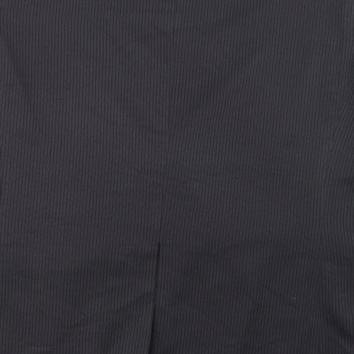 F&F Mens Black Striped  Jacket Blazer Size 46  Button