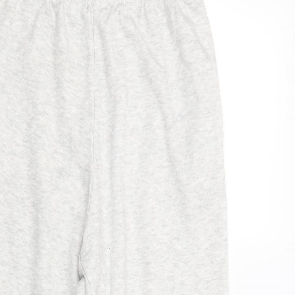 New Look Womens Grey  Cotton Jogger Trousers Size 10 L29 in Regular