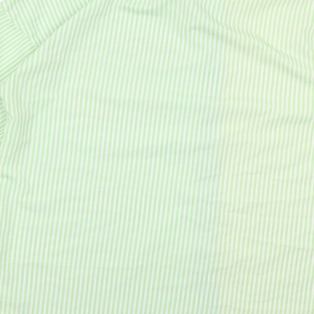 Vivichi Womens Multicoloured Striped Polyester Tunic Button-Up Size M Collared