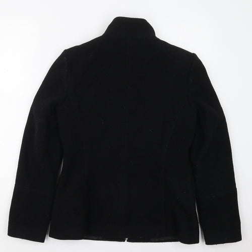 Dorothy Perkins Womens Black   Jacket Coat Size 10  Zip