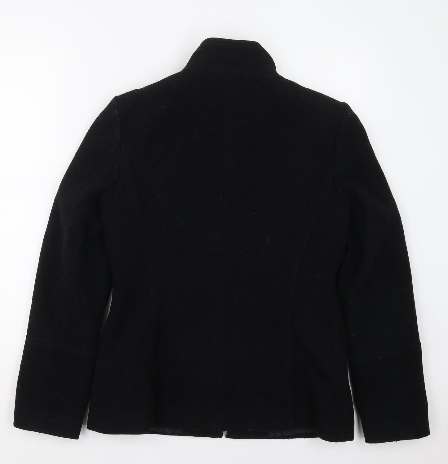 Dorothy Perkins Womens Black   Jacket Coat Size 10  Zip