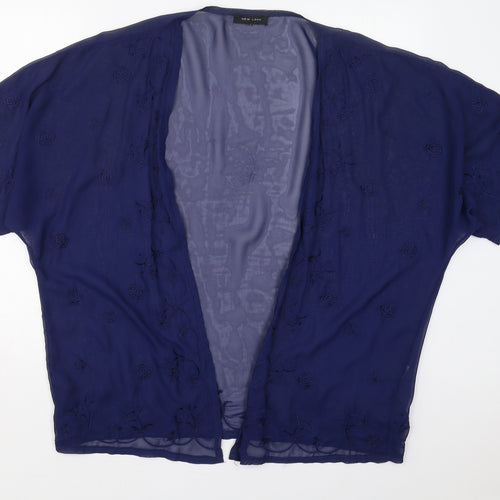 New Look Womens Blue Floral  Jacket  Size M