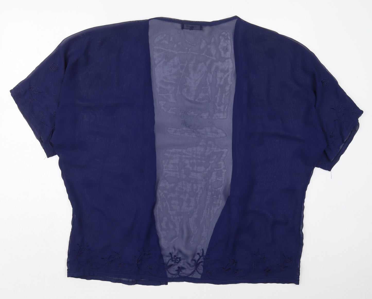 New Look Womens Blue Floral  Jacket  Size M