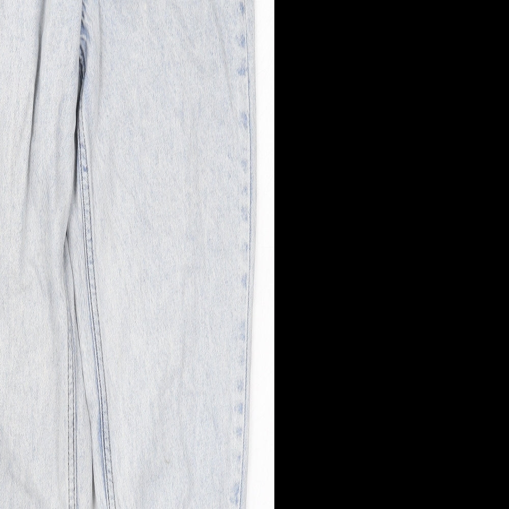 Denim Co Womens Blue  Cotton Mom Jeans Size 4 L29 in Regular Button