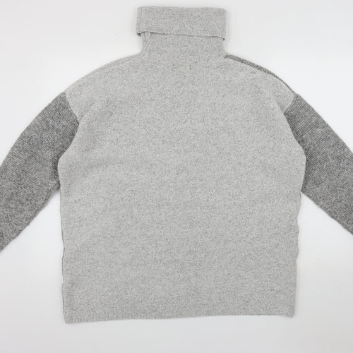 Primark Womens Multicoloured Roll Neck  Polyester Pullover Jumper Size 14   - Colour Block