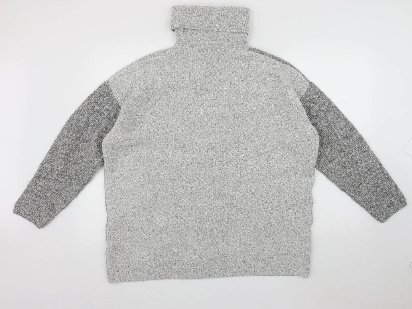 Primark Womens Multicoloured Roll Neck  Polyester Pullover Jumper Size 14   - Colour Block