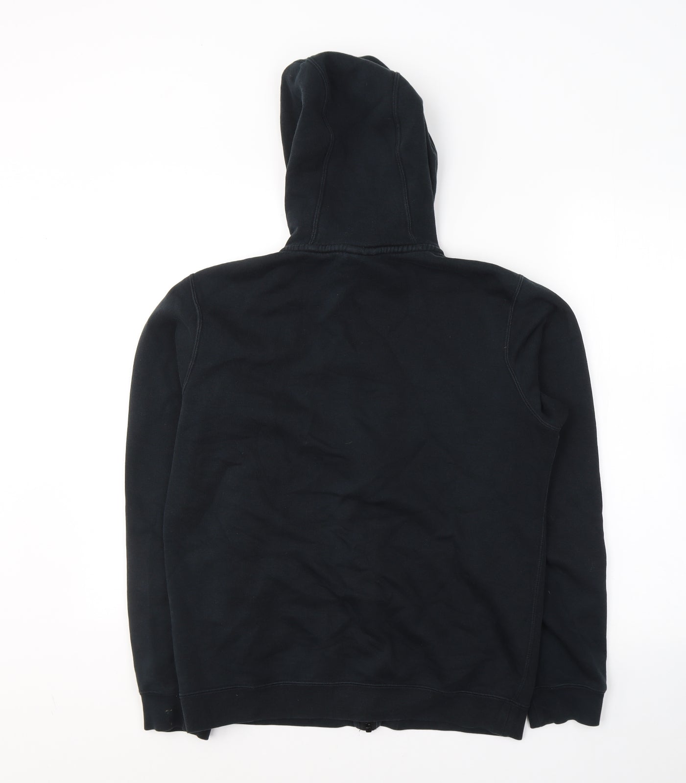 Nike Mens Black  Cotton Full Zip Hoodie Size S