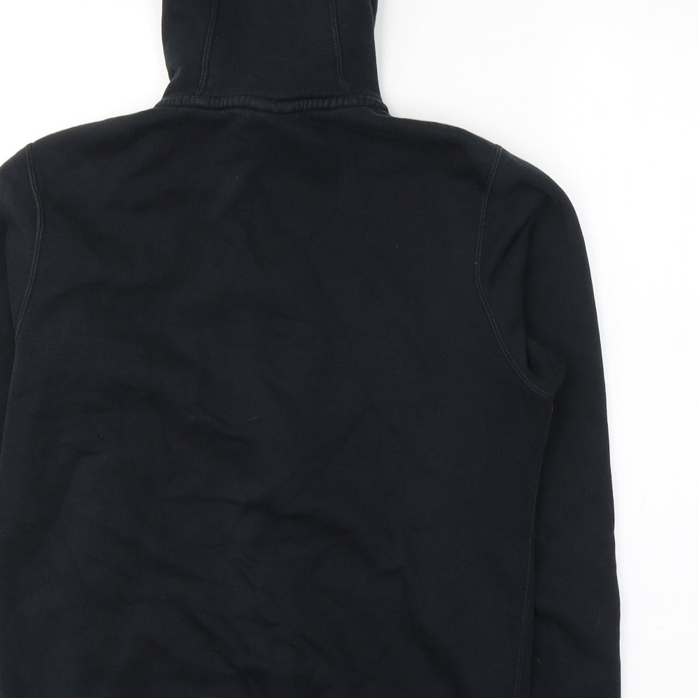 Nike Mens Black  Cotton Full Zip Hoodie Size S