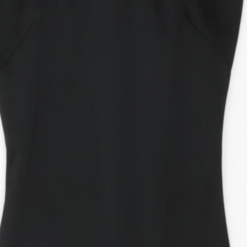 AX Paris Womens Black  Polyester Pencil Dress  Size 8  Sweetheart Zip
