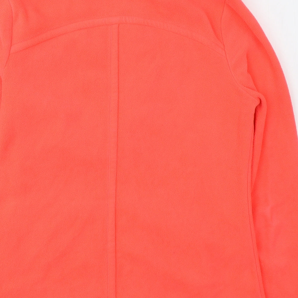 Gap Womens Orange  Polyester Full Zip Sweatshirt Size S  Zip - Neon Pink