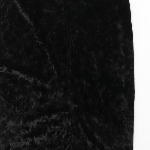 Urban renewal Womens Black  Polyacrylate Fibre A-Line Skirt Size 32 in