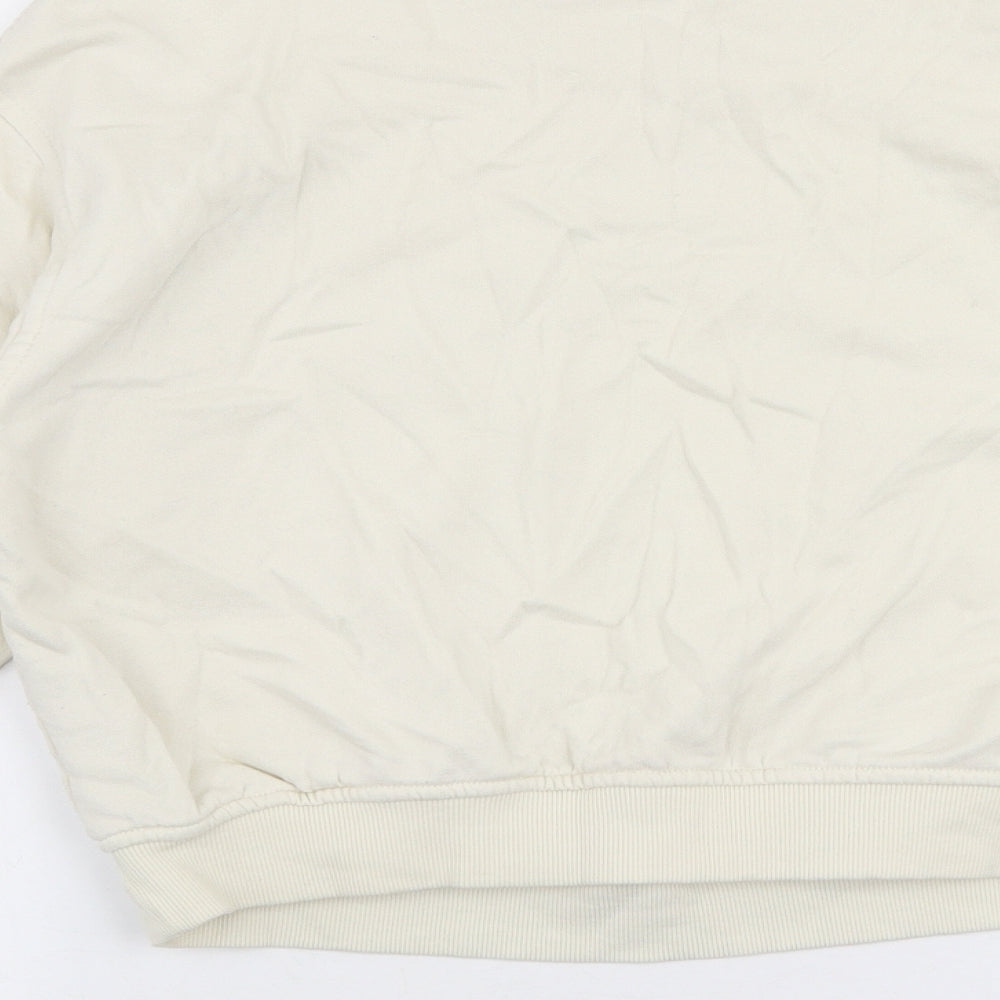 H&M Womens Ivory  Cotton Pullover Sweatshirt Size S  Pullover - Arizona cobras