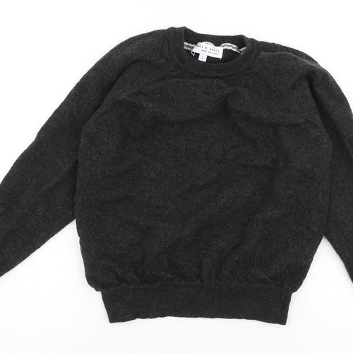 Giovani & Belli Boys Grey Round Neck  Polyester Pullover Jumper Size L  Pullover
