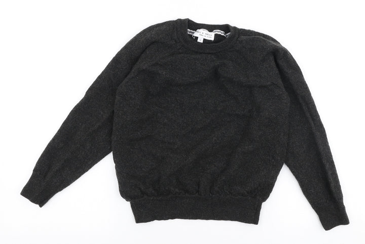 Giovani & Belli Boys Grey Round Neck Polyester Pullover Jumper Size L Pullover