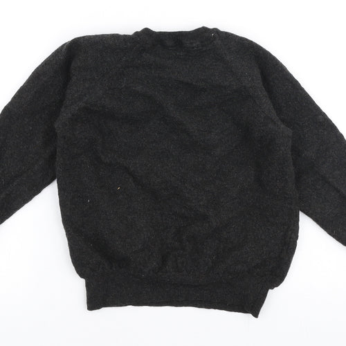 Giovani & Belli Boys Grey Round Neck  Polyester Pullover Jumper Size L  Pullover