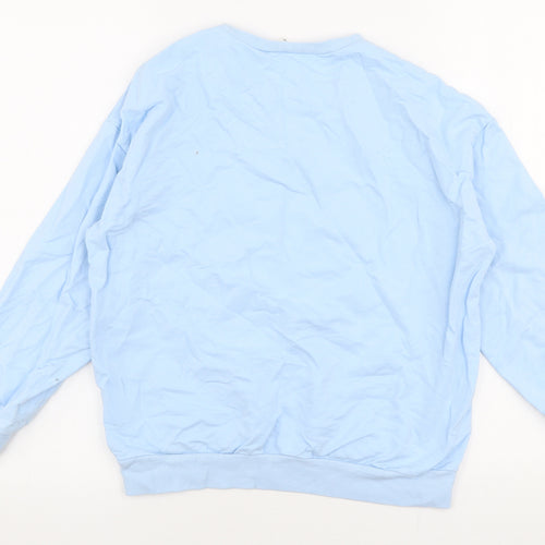 SheIn Girls Blue  100% Cotton Pullover Sweatshirt Size 11-12 Years  Pullover - Celestial sun