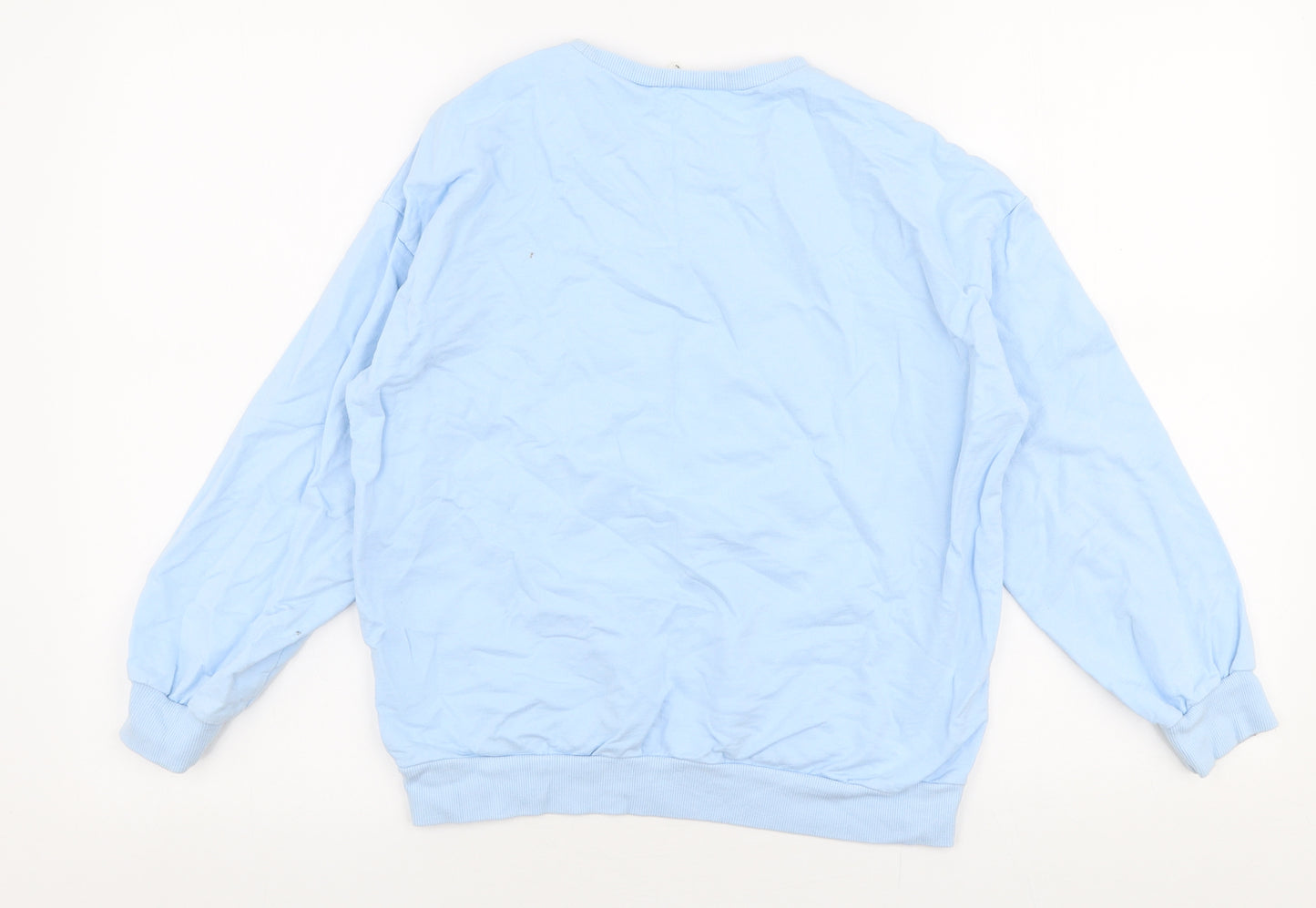 SheIn Girls Blue  100% Cotton Pullover Sweatshirt Size 11-12 Years  Pullover - Celestial sun