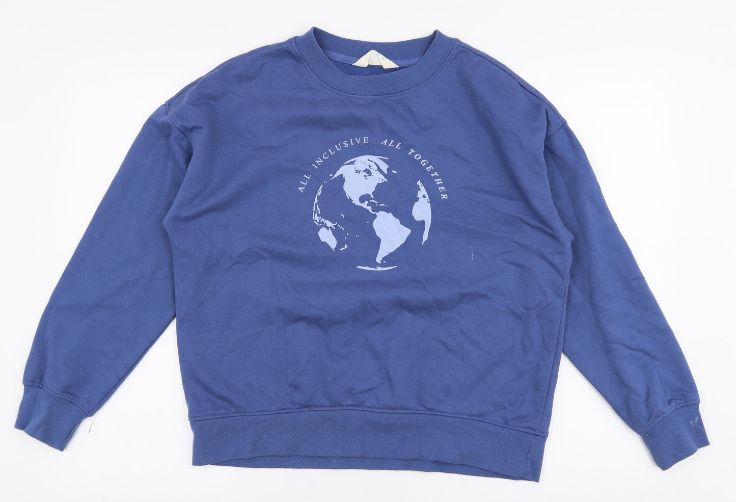 Primark Womens Blue  Polyester Pullover Sweatshirt Size S  Pullover - All together