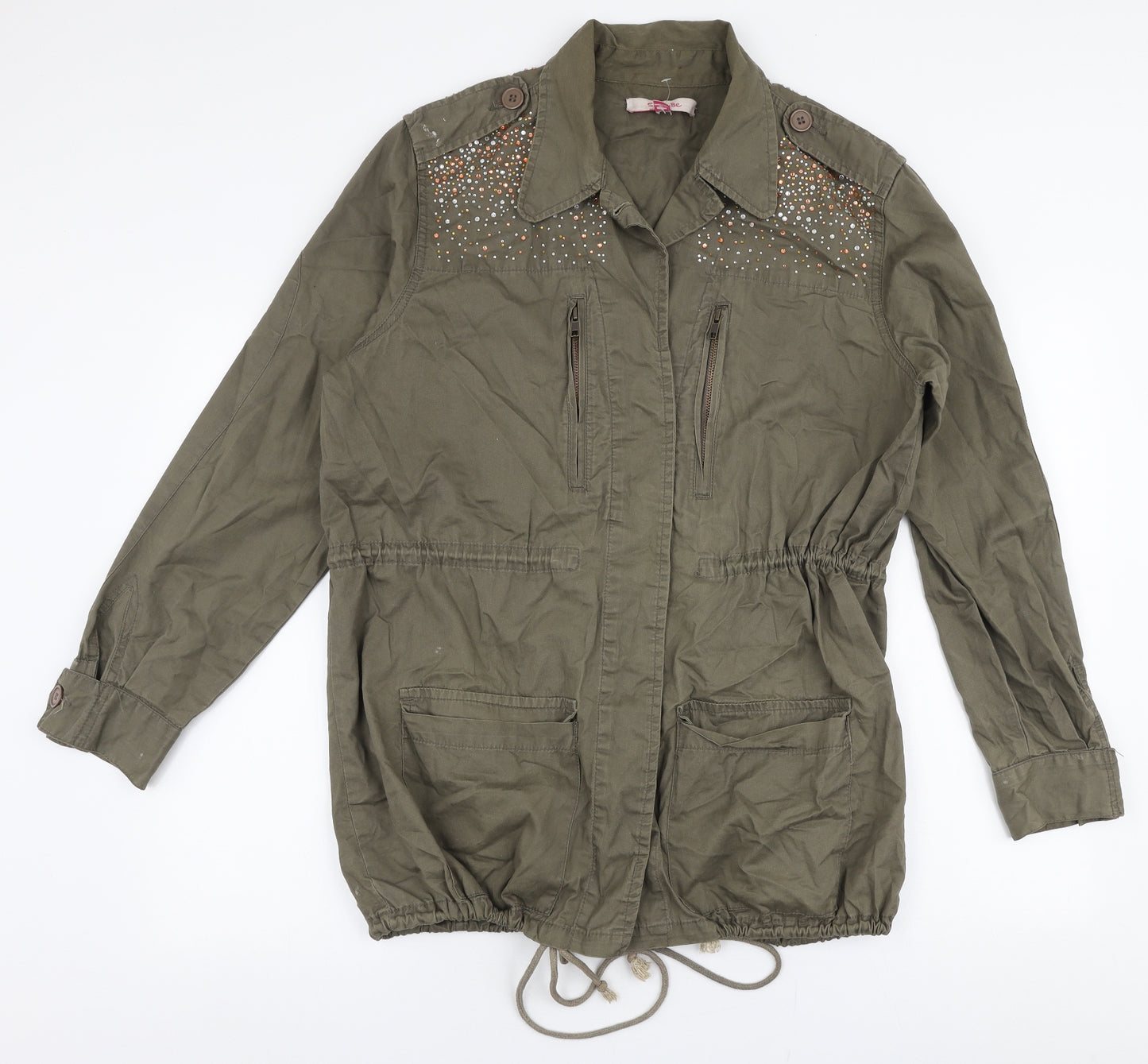 Simply Be Womens Green   Jacket  Size 18  Zip