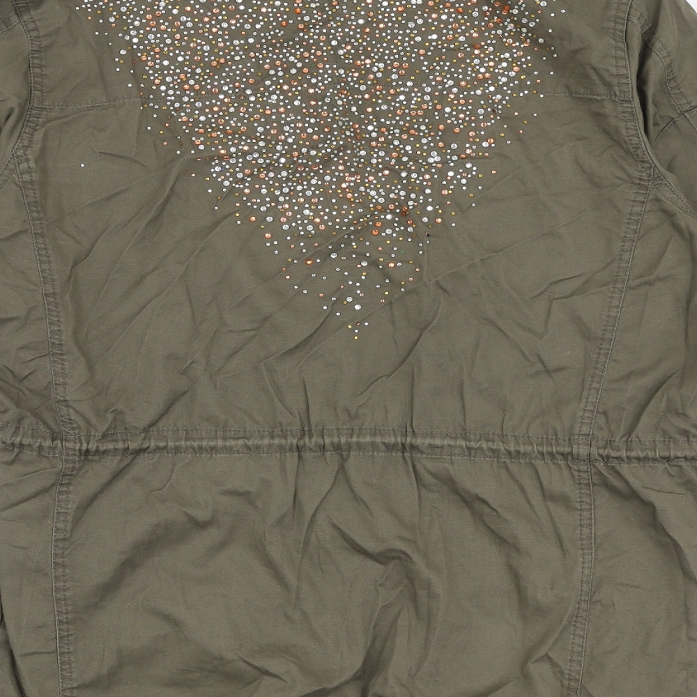 Simply Be Womens Green   Jacket  Size 18  Zip
