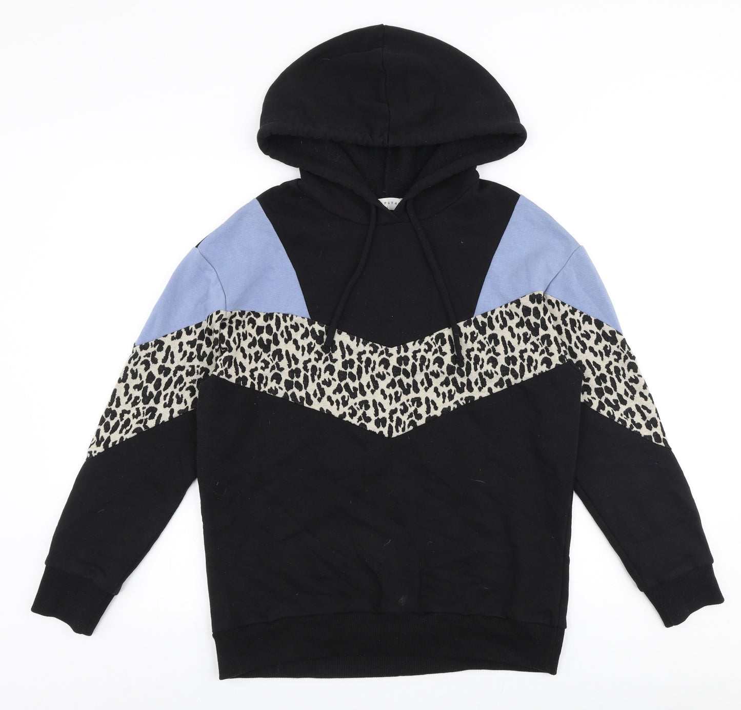Papaya Womens Multicoloured Animal Print Polyester Pullover Hoodie Size S  Pullover