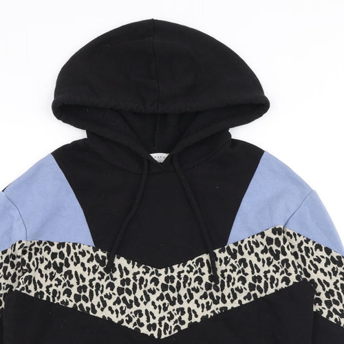 Papaya Womens Multicoloured Animal Print Polyester Pullover Hoodie Size S  Pullover