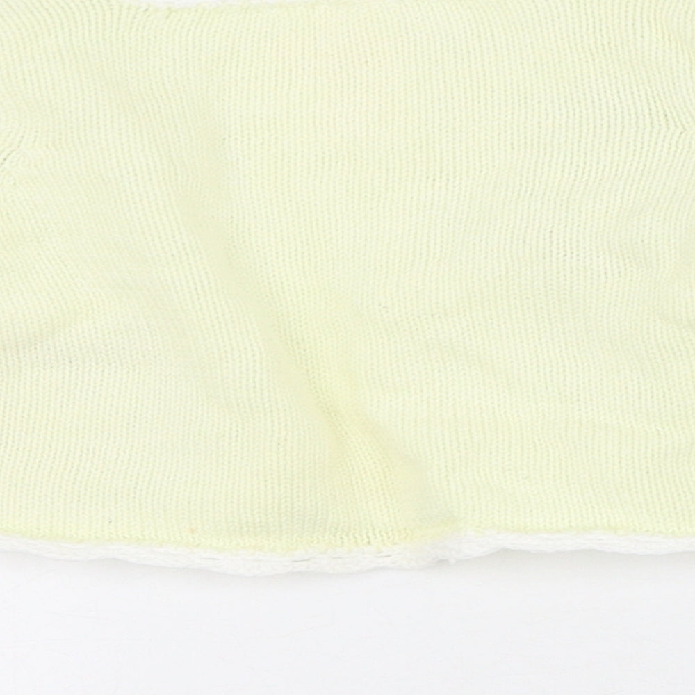 Nannette Girls Yellow  Polyester Cardigan Jumper Size 0-3 Months  Button