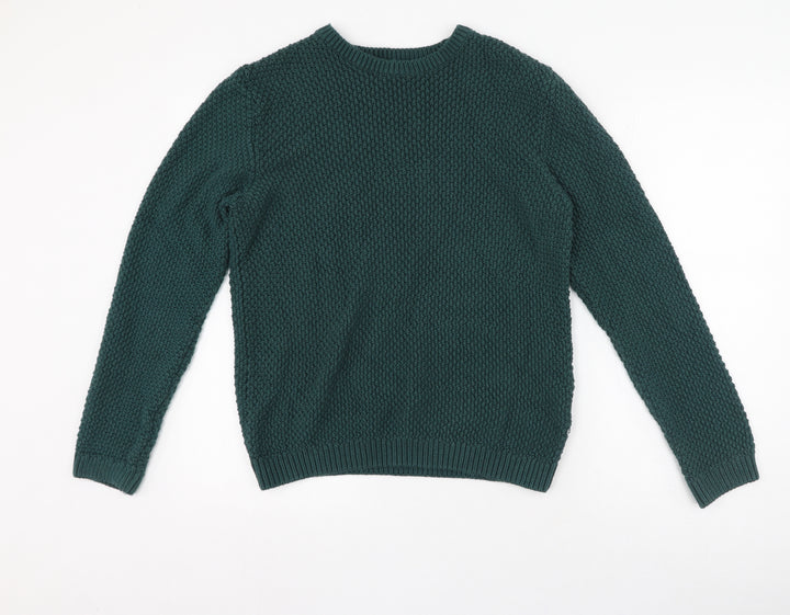 Topman Mens Grey Cotton Pullover Sweatshirt Size S