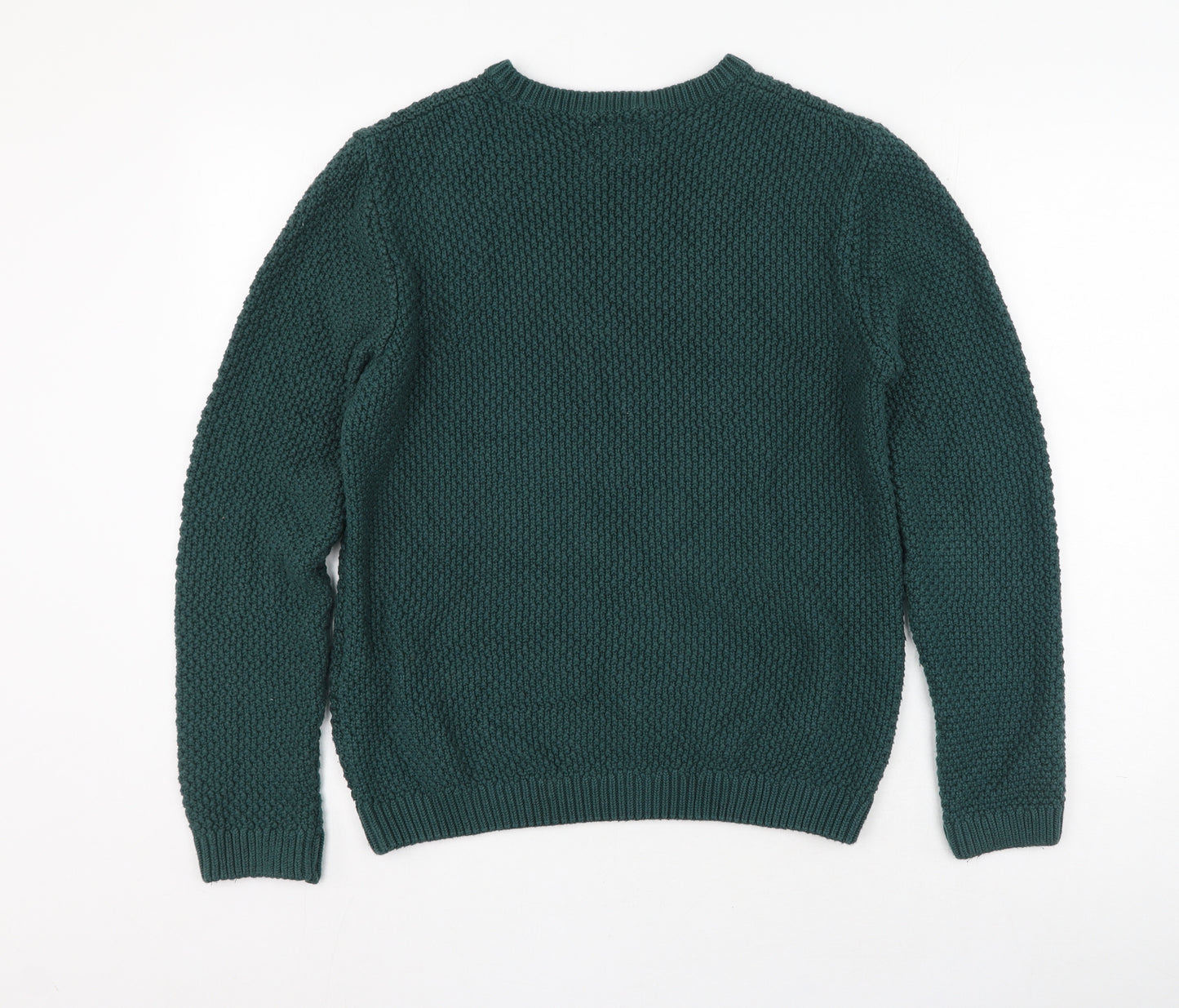 Topman Mens Grey  Cotton Pullover Sweatshirt Size S