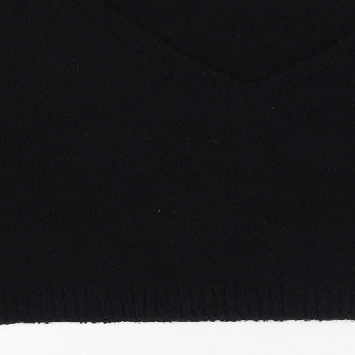 PRETTYLITTLETHING Womens Black V-Neck  Polyester Pullover Jumper Size S