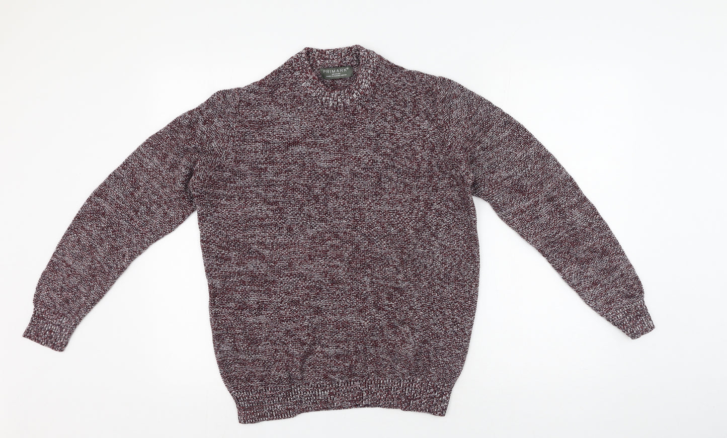 Primark Mens Purple  Cotton Pullover Sweatshirt Size M