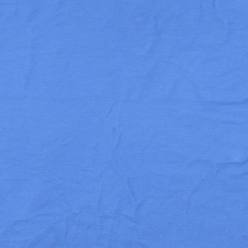 Dunnes Stores Mens Blue  100% Cotton  Polo Size S Collared Button