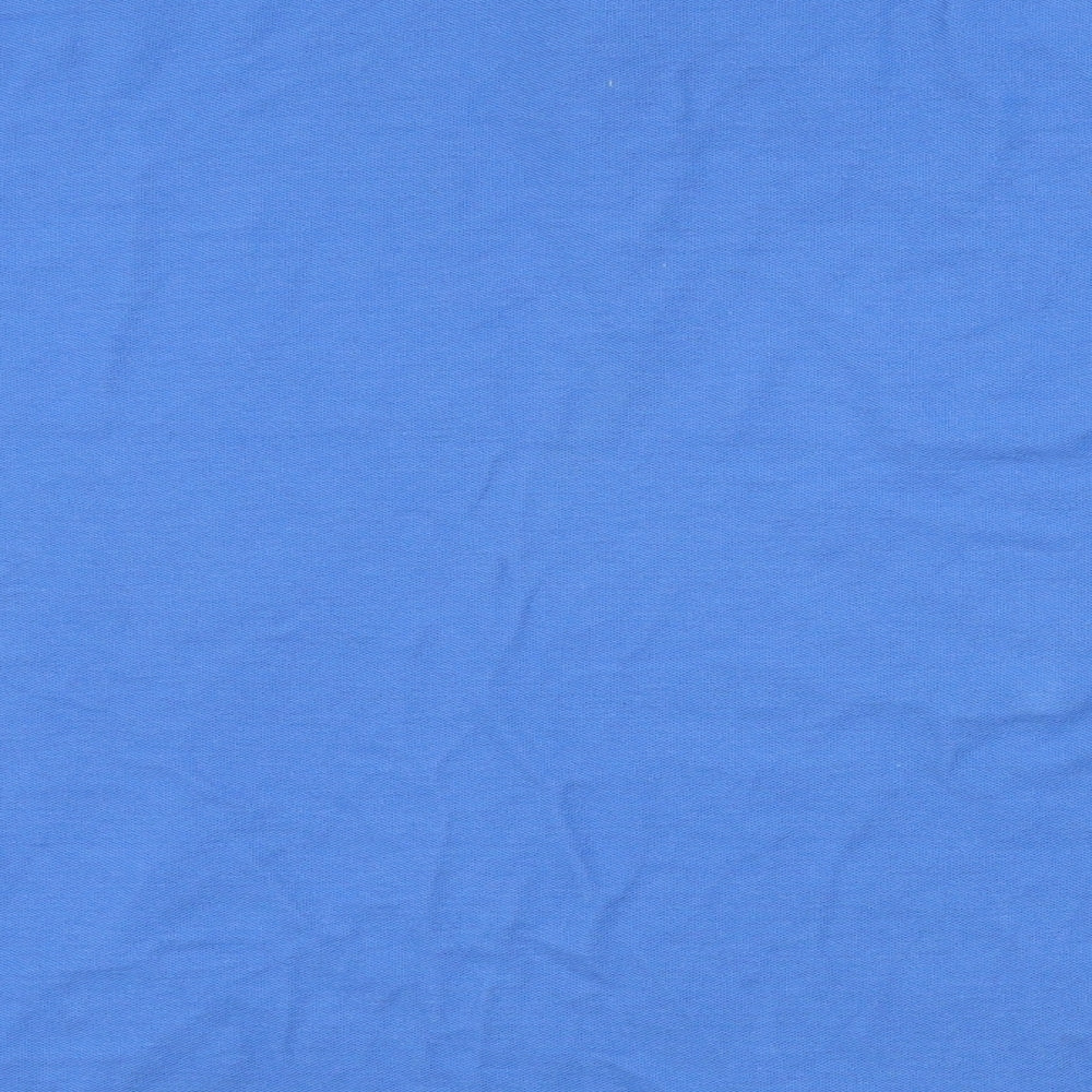 Dunnes Stores Mens Blue  100% Cotton  Polo Size S Collared Button