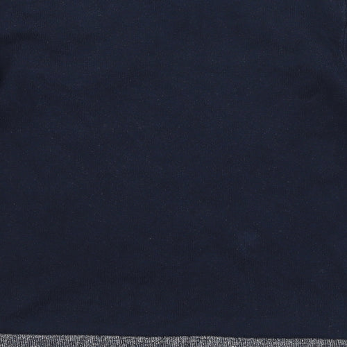George Girls Blue Round Neck Geometric Polyester Pullover Jumper Size 8-9 Years   - Love Hearts