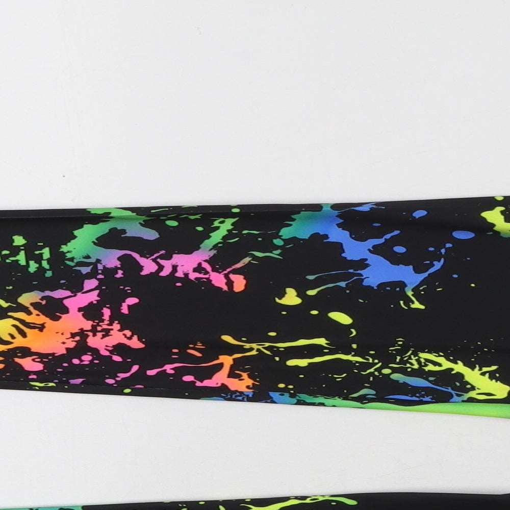 SheIn Womens Multicoloured Tie Dye Polyester Jegging Leggings Size L L27 in