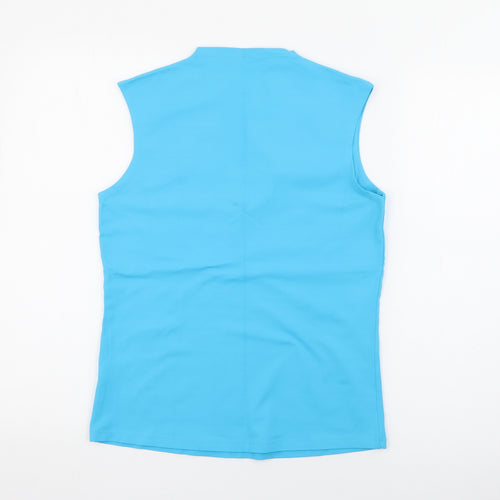 Savida Womens Blue  Polyester Basic Tank Size 16 V-Neck