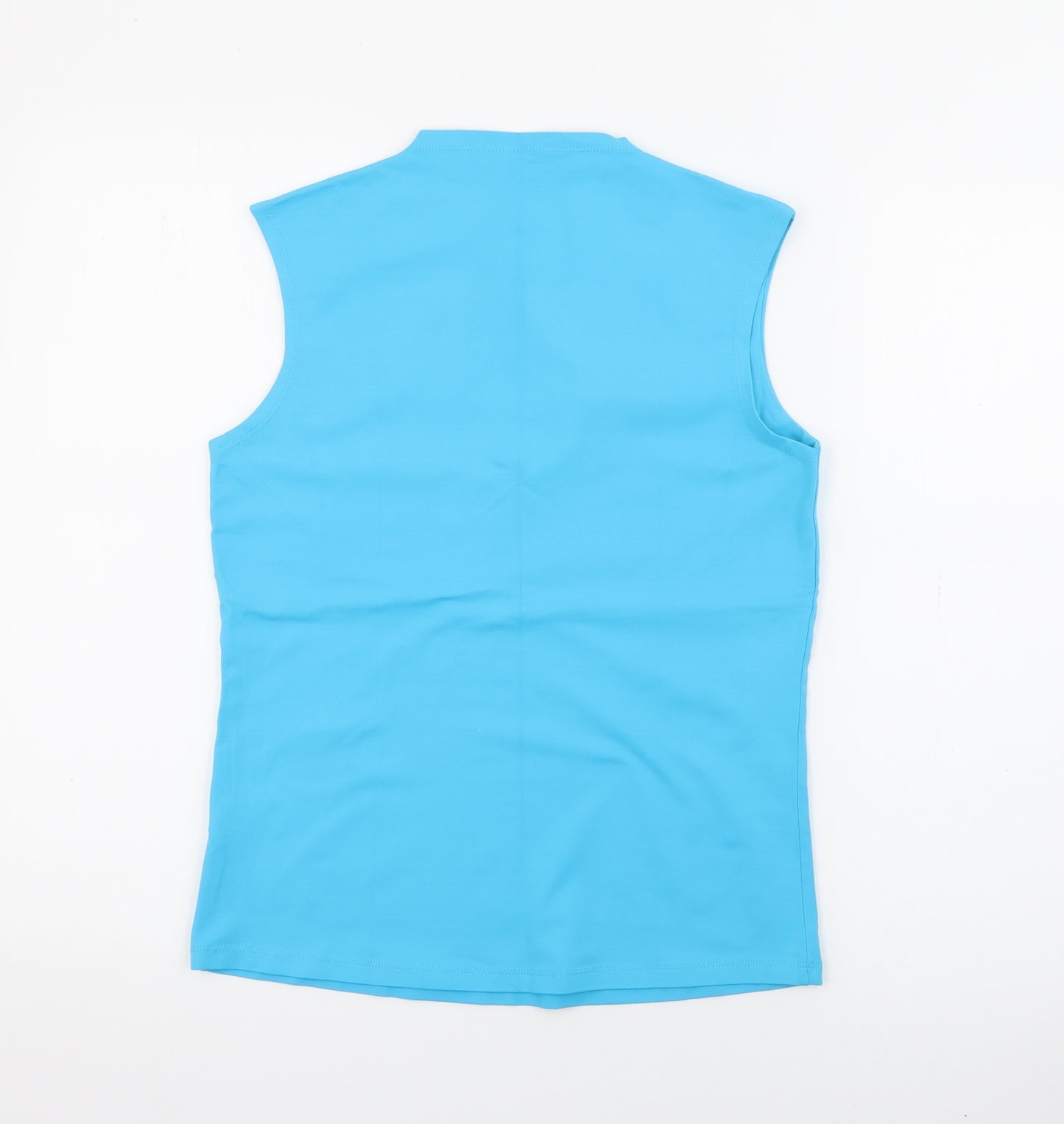 Savida Womens Blue  Polyester Basic Tank Size 16 V-Neck