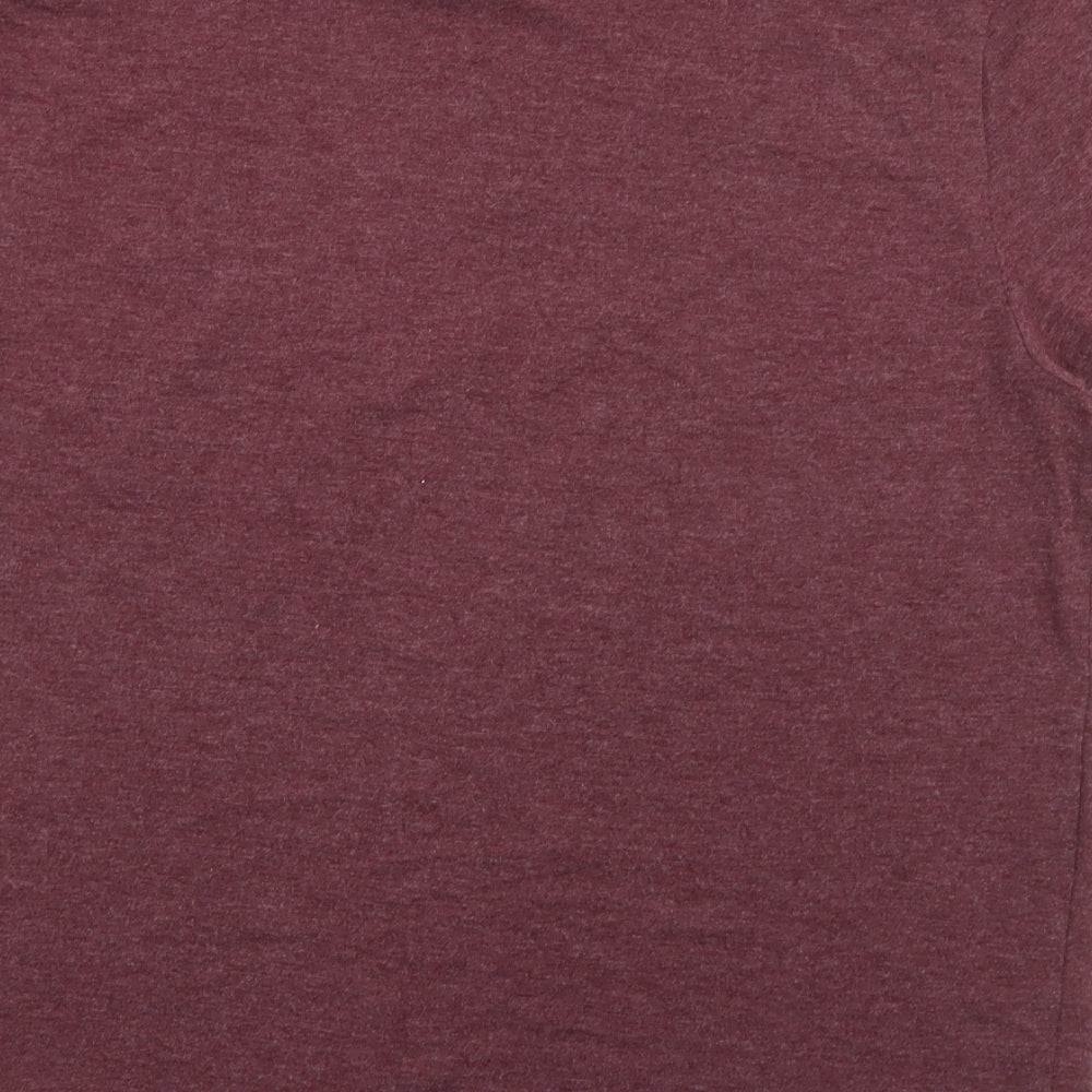 Primark Womens Purple  Cotton Basic T-Shirt Size L Crew Neck - Harlem