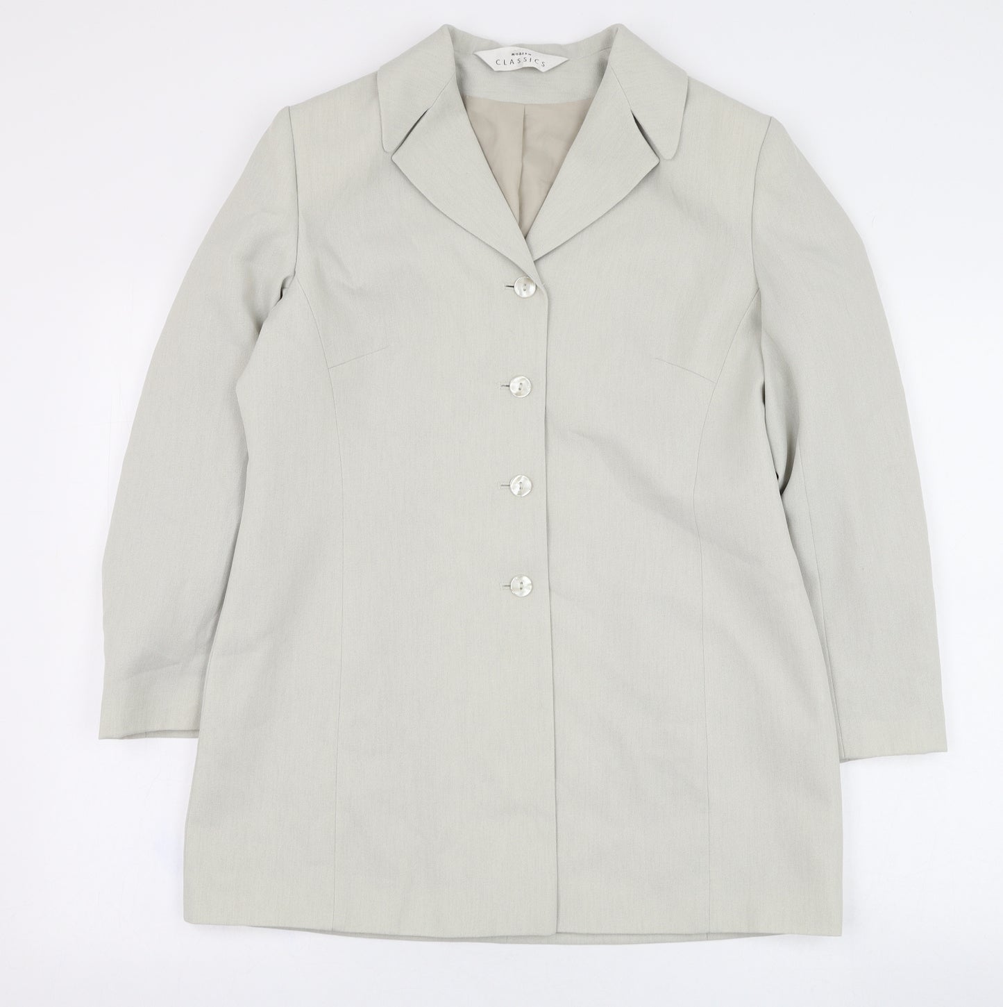 Modern Classics Womens Green   Jacket Blazer Size 14  Button